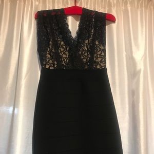 BLACK BEBE DRESS